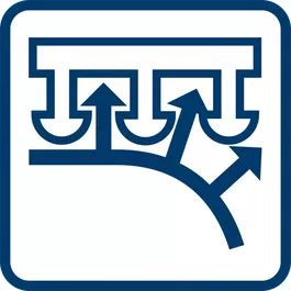 Einfaches Anbringen und Abnehmen des Schleifpapiers dank Klettverschluss